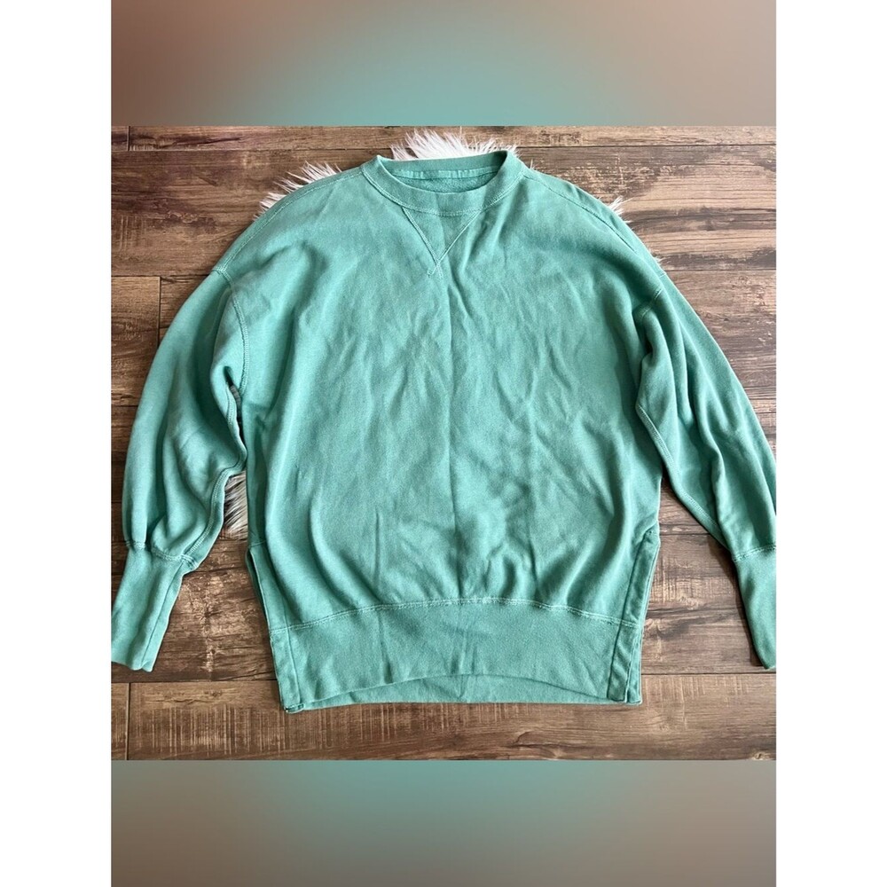 Abercrombie & Fitch Soft A&F Collection Green Crewneck Sweatshirt Small